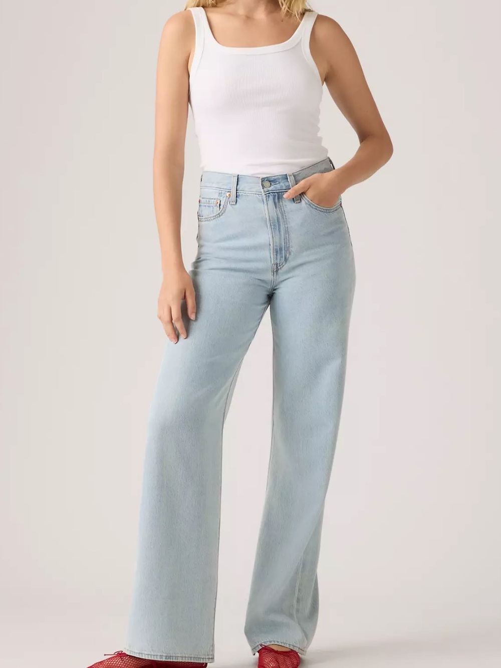Levi’s Ribcage wide leg jeans